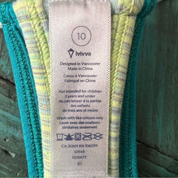 Lululemon Ivivva Green Tank Top Size 10 - Picture 9 of 11